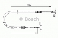 Трос BOSCH 1 987 482 303