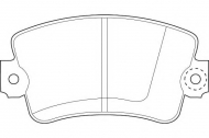 Комплект тормозных колодок WAGNER WBP20488A