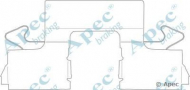 Комплектующие APEC braking KIT1153