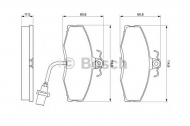 Комплект тормозных колодок BOSCH 0 986 424 381