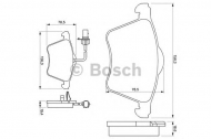 Комплект тормозных колодок BOSCH 0 986 424 780
