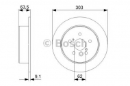 Тормозной диск BOSCH 0 986 479 338