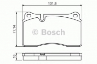 Комплект тормозных колодок BOSCH 0 986 494 207