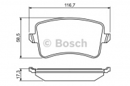 Комплект тормозных колодок BOSCH 0 986 494 254