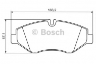 Комплект тормозных колодок BOSCH 0 986 494 293