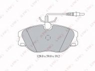 Комплект тормозных колодок LYNXauto BD-2214
