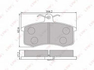 Комплект тормозных колодок LYNXauto BD-4605