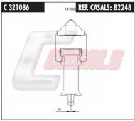 Баллон пневматической рессоры CASALS B2248