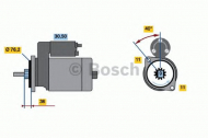 Стартер BOSCH 0 001 110 133