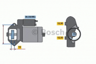 Стартер BOSCH 0 986 018 531