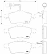 Комплект тормозных колодок HELLA PAGID 8DB 355 008-931