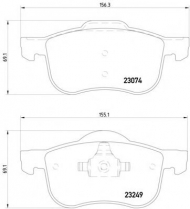 Комплект тормозных колодок HELLA PAGID 8DB 355 006-851