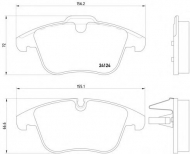 Комплект тормозных колодок HELLA PAGID 8DB 355 013-621