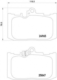 Комплект тормозных колодок HELLA PAGID 8DB 355 019-851