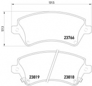 Комплект тормозных колодок COBREQ N-1319