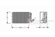 Испаритель VAN WEZEL 0600V308