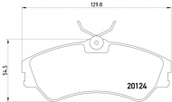 Комплект тормозных колодок TEXTAR 2012401