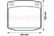 Комплект тормозных колодок BENDIX 572107B