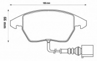 Комплект тормозных колодок BENDIX 573128B