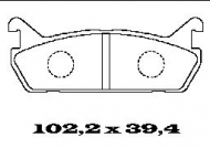 Комплект тормозных колодок FTE BL1344A1