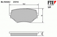 Комплект тормозных колодок FTE BL1643A2