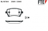 Комплект тормозных колодок FTE BL1873A4