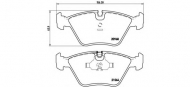 Комплект тормозных колодок BREMBO P 06 012