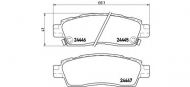 Комплект тормозных колодок BREMBO P 10 010