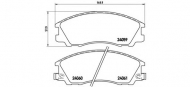 Комплект тормозных колодок BREMBO P 30 017