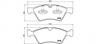 Комплект тормозных колодок BREMBO P 50 063