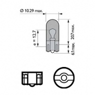 Лампа накаливания PHILIPS 12396NACP