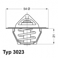 Термостат WAHLER 3023.87D