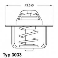 Термостат WAHLER 3033.84