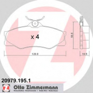 Комплект тормозных колодок ZIMMERMANN 20979.195.1