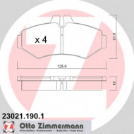 Комплект тормозных колодок ZIMMERMANN 23021.190.1