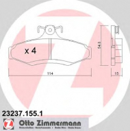 Комплект тормозных колодок ZIMMERMANN 23237.155.1