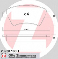 Комплект тормозных колодок ZIMMERMANN 23930.180.1