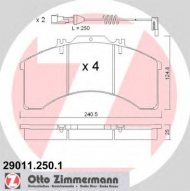 Комплект тормозных колодок ZIMMERMANN 29011.250.1