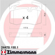 Комплект тормозных колодок ZIMMERMANN 24478.150.1
