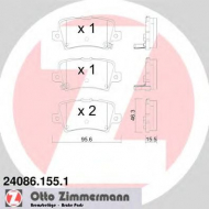 Комплект тормозных колодок ZIMMERMANN 24086.155.1