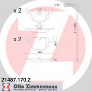 Комплект тормозных колодок ZIMMERMANN 21487.170.2