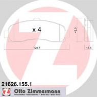 Комплект тормозных колодок ZIMMERMANN 21626.155.1