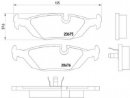 Комплект тормозных колодок HELLA 8DB 355 006-041