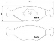 Комплект тормозных колодок HELLA 8DB 355 008-381