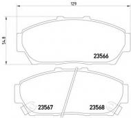 Комплект тормозных колодок HELLA 8DB 355 009-981