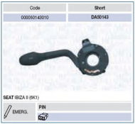 Переключатель MAGNETI MARELLI 000050143010