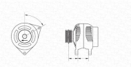 Генератор MAGNETI MARELLI 943355224010