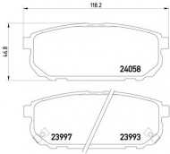 Комплект тормозных колодок HELLA 8DB 355 010-871