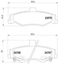Комплект тормозных колодок HELLA 8DB 355 013-391
