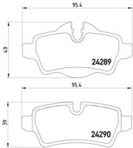 Комплект тормозных колодок HELLA 8DB 355 013-661